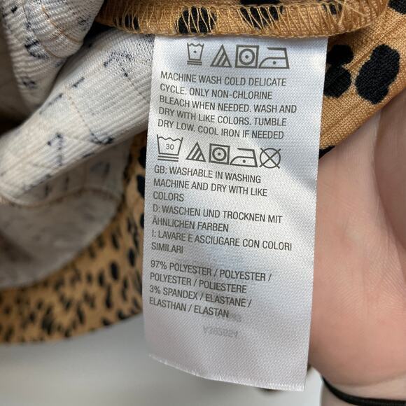 Isaac Mizrahi Live! Women's L Brown Jacquard Dot Quilted Knit‎ Full Zip Jacket - Picture 3 of 4